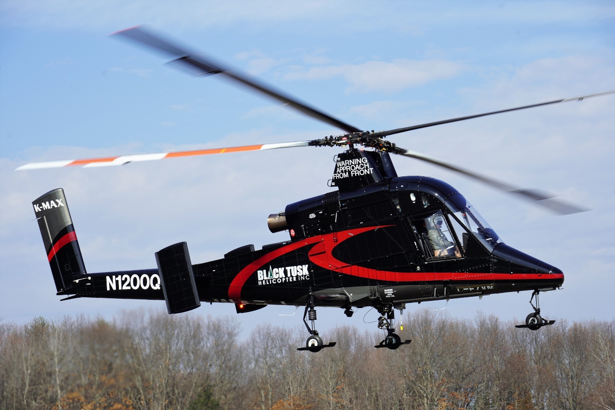 Kaman delivers K-MAX to Black Tusk - Helicopters Magazine